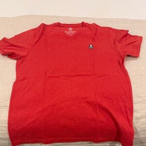 Psycho Bunny Men's Bold Red Short Sleeve Tee